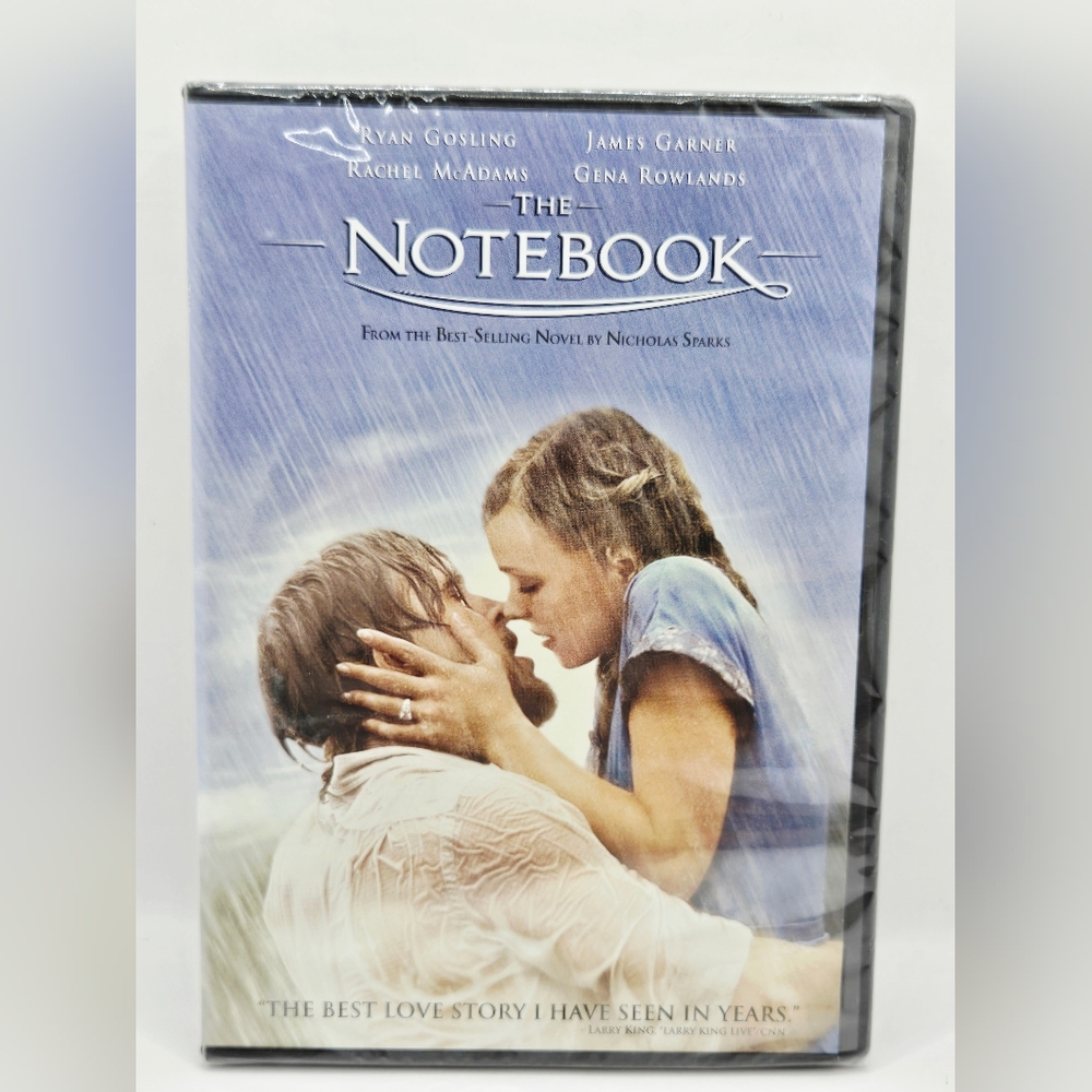 The Notebook DVD Ryan‎ Gosling & Rachel McAdams Nicholas Sparks New